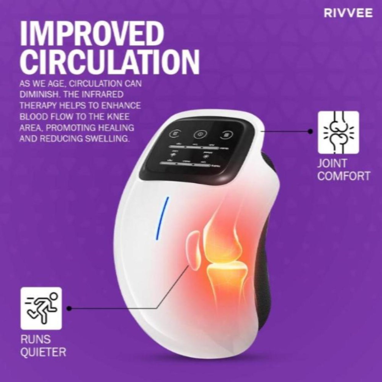 RIVVEE  The #1 Infrared Wireless Knee Massenger